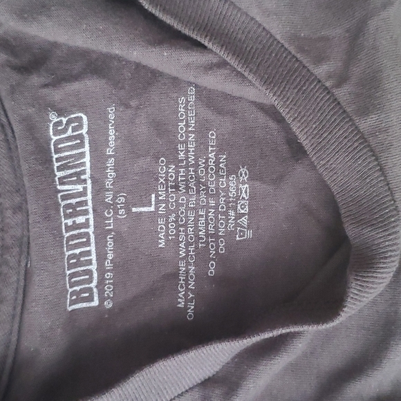 🎮 Borderlands 100% Cotton Mens Large Tee - NEW - Picture 3 of 3